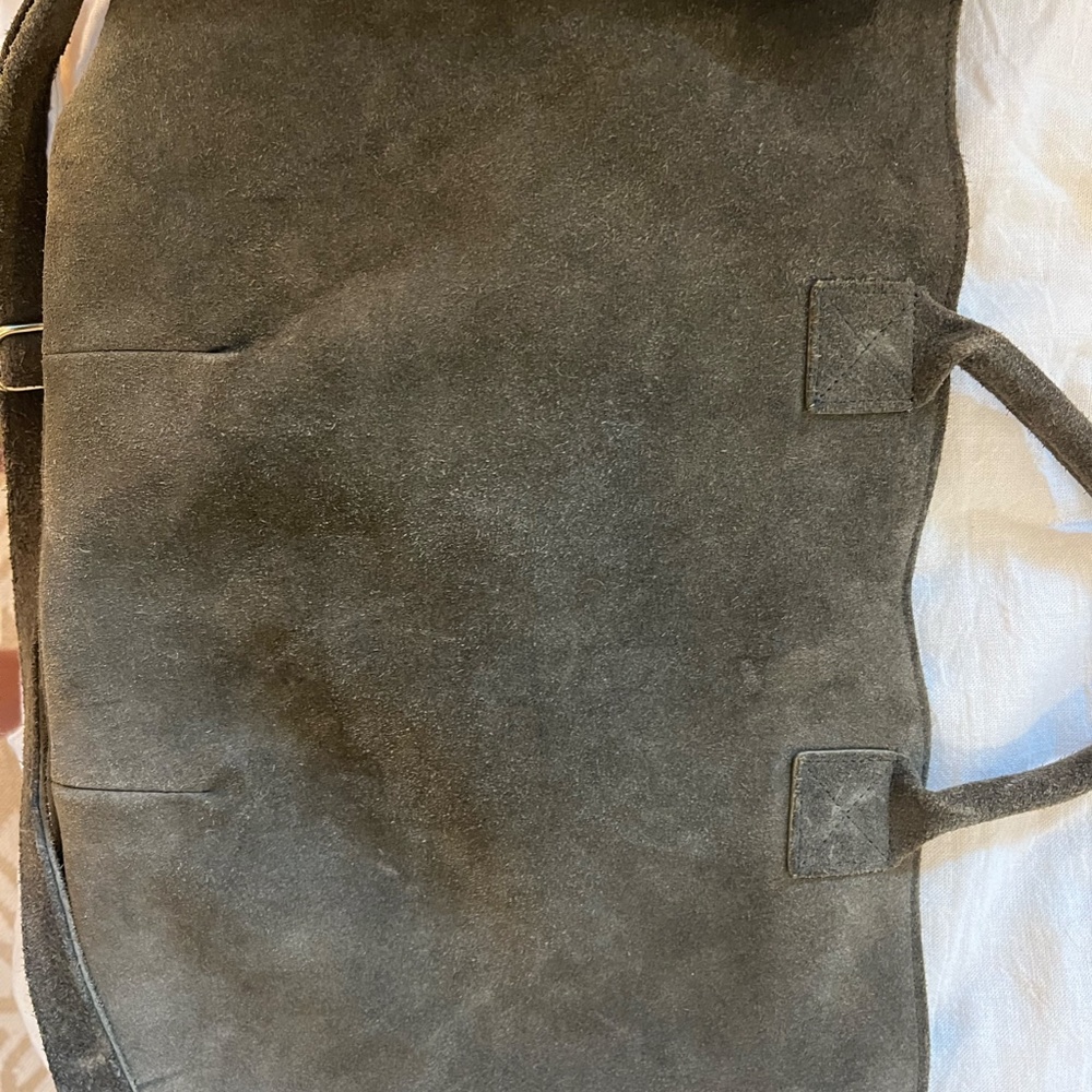 Parker and Clay olive green suede bag, brand new - Picture 2 of 5